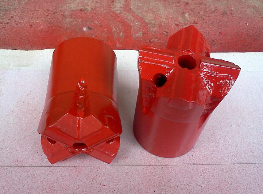 Alloy Steel 42CrMo Mining Drilling Tools , Cemented Carbide Tapered Drill Bits