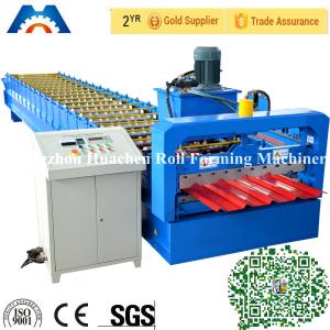 Wholesale Trapezoidal Profile Roof Tile Roll Forming Machine 380V Customized from china suppliers