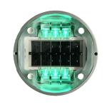 White Yellow Red Blue Green Road Safety Stud end G105 Led Solar Aluminium Round