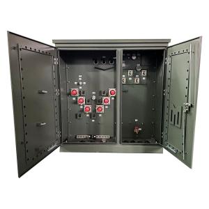Wholesale 75Kva Three Phase Pad Mounted Electrical Transformer Oil Immersed 13.2KV to 208V from china suppliers