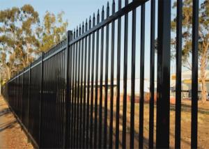 Wholesale Diplomat Fencing Panels 1800mm x 2350mm Crimped Spear 25mm picket from china suppliers
