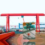 Box Type 10 Ton Span 9M Single Girder Mobile Gantry Crane