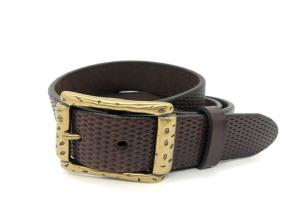 Wholesale Heavy Duty Full Grain Leather Belts Casual Leather Belts With Special Pin Buckle from china suppliers