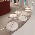 Modern Custom Acrylic Furniture acrylic dressing table chair 43X45X73cm For