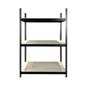 Wholesale Garage Storage Shelf Stacking Angle Rack Boltless Wire Shelving High Load Bearing Capacity Angle Steel Rack from china suppliers