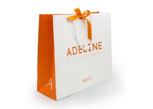 Wholesale Resealable Personalised Paper Bags / Coloured Paper Bags With Handles from china suppliers