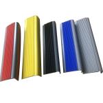 Non-Slip Rubber Stair Nosing Edge Trim Strips for Tile Wood Grey Stair Edge