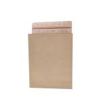 100% Biodegradable Kraft Mailer Paper Bag Self Adhesive Seal Sides And Bottom