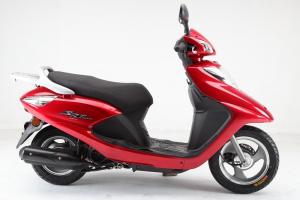 China Two Wheel Gas Motor Scooter , 100CC Gas Moped Bike Low Energy Consumption on sale