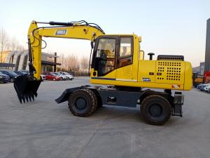 Wholesale Maximum Bucket Digging Forcet 91KN Wheeled Mini Excavator Max. Digging Height 8930MM from china suppliers
