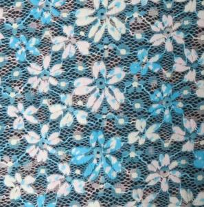 Wholesale spandex &amp; polyester Digital Printed Fabric , Print Stripe Lace Normal Dyeing from china suppliers