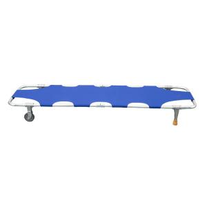Wholesale Class I Instrument Classification Metal Medical Folding Stretcher with Wheels from china suppliers