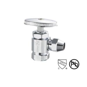 Wholesale Bathroom Angle Valve For Health Faucet Lead Free Brass Threaded Chromed from china suppliers