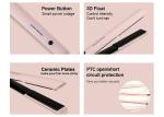 55W 2 In 1 Ceramic Tourmaline Ionic Flat Iron Hair Straightener Curler LED
