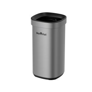 Wholesale Rectangle Structure Open Top Trash Bin Garbage Can Household Stainless Steel from china suppliers