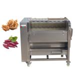 220V Voltage Brush Roller Fruit Vegetable Processing Machine For Fruit Weight