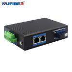 Dual Fiber 1000M Unmanaged Industrial Switch , Optical Media Converter With 2