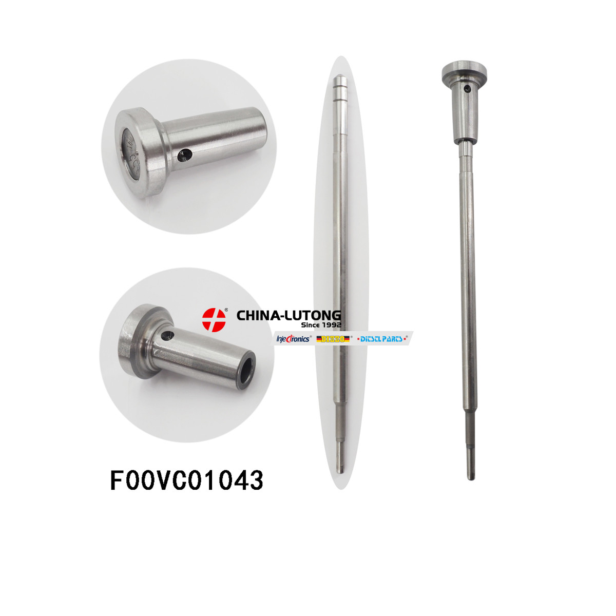Common Rail Fuel Injector Control Valve F00VC01303 High Quality Common Rail Injector Valve Set for Bosch 0445110075 0445110135