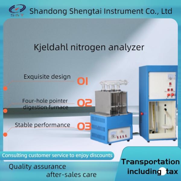 China Laboratory Fully Automatic Kjeldahl Nitrogen Analyzer Kjeldahl ApparatusST