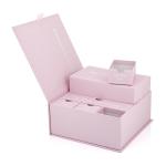 Biodegradable Custom DIY Storage Printing Paper Box Baby Pink Gift Set Newborn