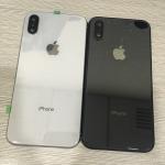Iphone X rear glass panel and edge bezel, repair rear glass panel for Iphone X,