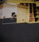 50*50cm Natural Woven Carpet , Flat Woven Natural Rug Multi - Level Loop