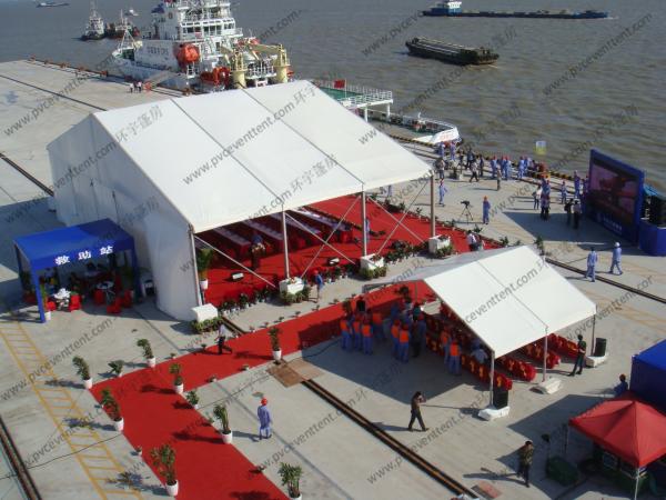 Temporary Marquee Tent 15M Clear Span with Church Windows or Decoration for