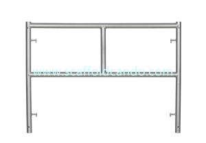 Wholesale Q235 pre-galvanized painted scaffolding door frame ladder frame 1219*1700, 914*1700, 914*1524mm for construction project from china suppliers