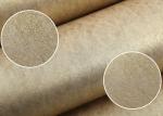 Gold Multifilament Nonwoven Water Resistant Wallpaper / Strippable Wall Paper
