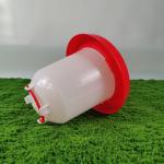 Poultry Cylindrical Drinker 7 L Capacity Plastic Automatic Water Dispenser