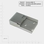 Industial Extrusion Metal Heatsink with Customizable Width and Drilling Tapping