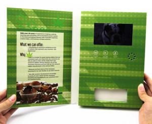 Wholesale marketing Sales folders with built-in video LCD screens video folder for sales kits from china suppliers
