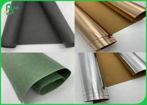 Wholesale Gold / Silver / Red And Blue Fiber Paper Washable Kraft Paper For Making Handbags from china suppliers