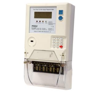 Wholesale 3 Phase IEC / STS prepaid electricity meters with class 1 Accuracy 3 x 230 / 400 Volt from china suppliers