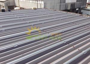 China AL6005-T5 12um Flat Roof Ballasted Solar Racking on sale