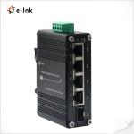 Mini Industrial Ethernet Switch with 4×10/100/1000T PoE＋1×100/1000X SFP Ports