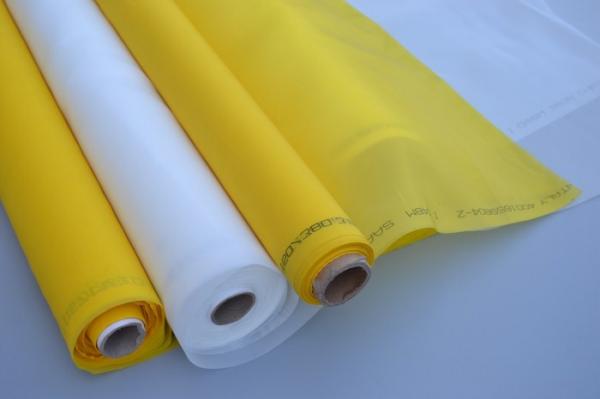 Quality High Tension White Polyester Silk Screen Printing Mesh 250 280 Mesh Monofilament for sale