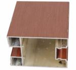6008 T6 Anti Fading Wood Look Aluminium Profile Anodizing Protection