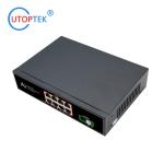8x10/100/1000M POE 30W+1xSC Fiber port IEEE802.3af/at POE Etherent switch for