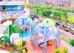 Polycarbonate Aeronautical Aluminum Transparent Dome House With Bedroom Bathroom
