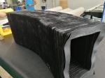 high quality bellows for dove tail with pre-drilled bolt holes for easy