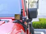 JEEP 2021- Wrangler Light Mounting Brackets CNC machined with Durable Aluminum