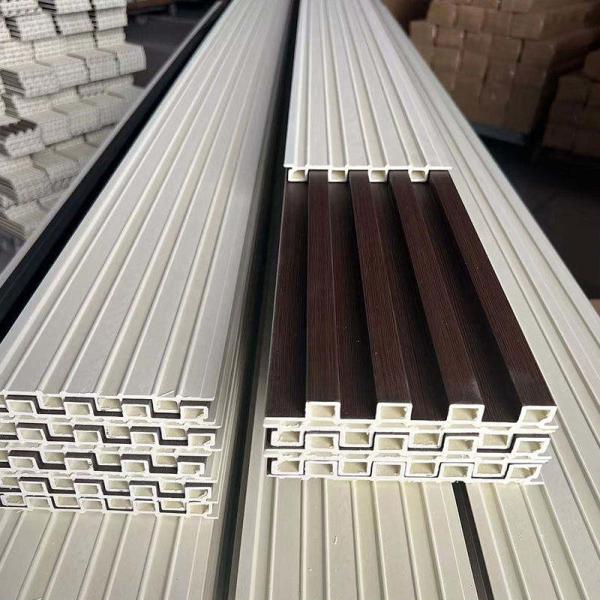 Waterproof Interior Wood Grain Polyvinyl Chloride Wall Panel Eco-friendly