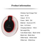 Hot Selling Crystal Wireless Fast Charger, Safe and High Quality Wireless