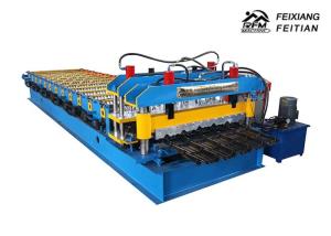 Wholesale Galvanized Steel Glazed Tile Roll Forming Machine FX950 For Building Material from china suppliers