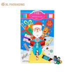 Custom Design Christmas Cosmetic Advent Calendar Box 24 Days Calendar Paper