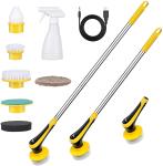 300prm/Min Electric Spin Scrubber Adjustable Handle