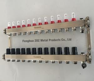Wholesale RVS Verdelers voor vloerverwarming met flowmeters , Vloerverwarming verdelers met from china suppliers