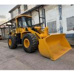 Weight 18000kg Komatsu Wheel Loader Displacement 6.7L with 7.19m Turning Radius