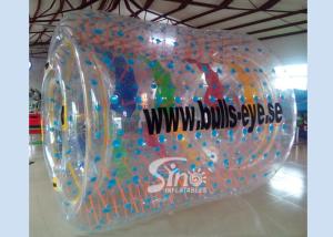 Wholesale Bulls eye PVC and TPU inflatable water roller with removable tubes for pool parties from china suppliers